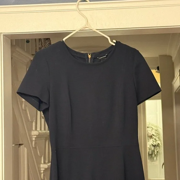 Club Monaco Navy Dress with Black Hem - Picture 2 of 7